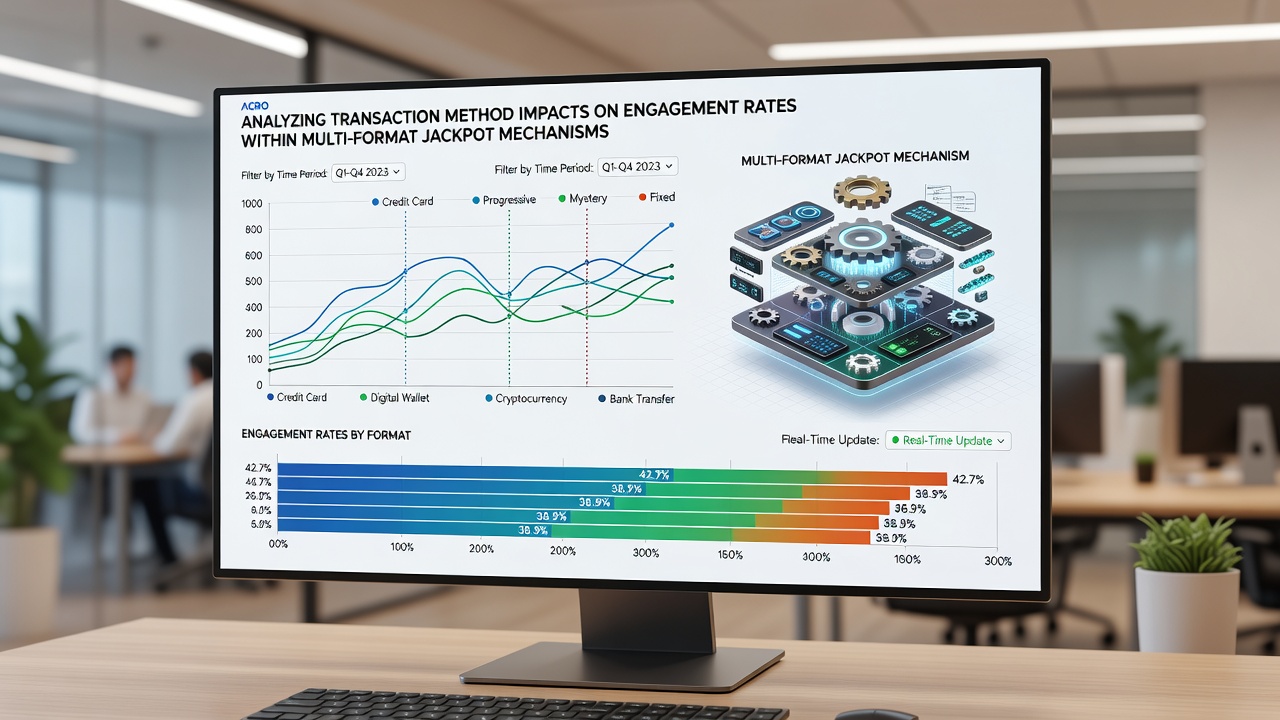 Grafische Auswertung von Engagement-Raten nach Transaktionsmethoden in mobilen Systemen